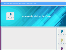 Tablet Screenshot of pelmagroupe.com